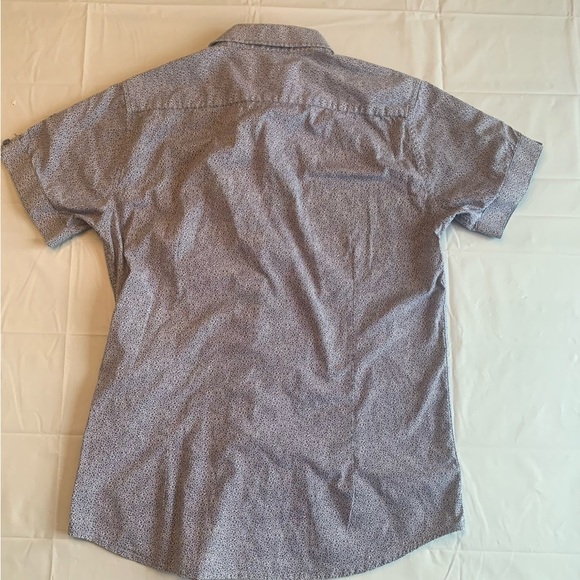 Red Jack button up short sleeve dress shirt size XL blue/grey in  colour - Picture 8 of 9